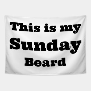 Sunday beard Tapestry