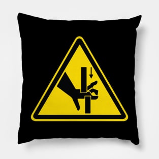 Hand Smash Sign Pillow