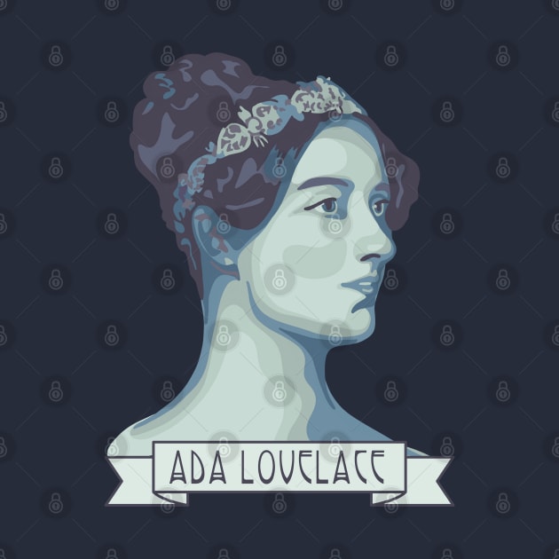 Ada Lovelace Portrait by Slightly Unhinged