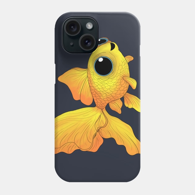 The little goldfish. Phone Case by Letournesol23