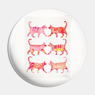 Pink Cat Collection Pin