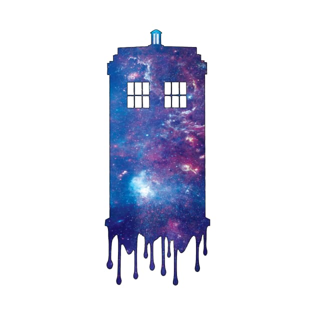 Galaxy Tardis by octoberaine