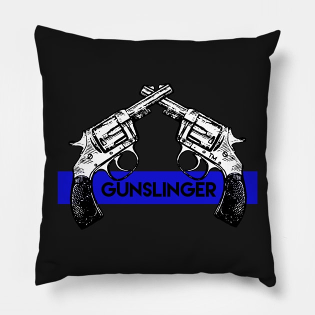 The Gunslinger Pillow by Ten20Designs