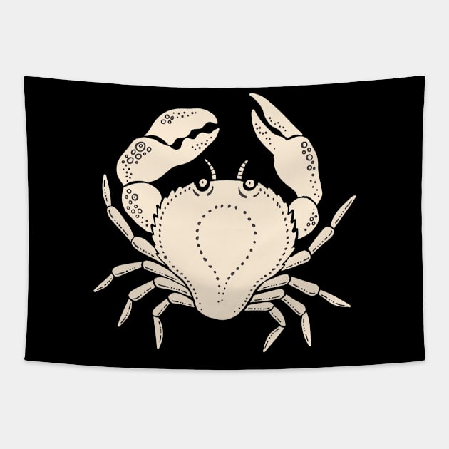 Crab Invasion Light Tapestry by Rebelform