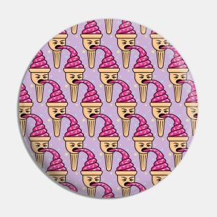 Ice Cream Pattern - Lilac Pin