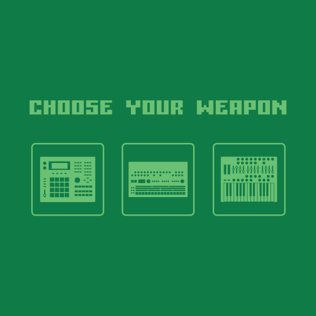 Choose Your Weapon Drum Machine and Synth Selector for Electronic Musician by Atomic Malibu