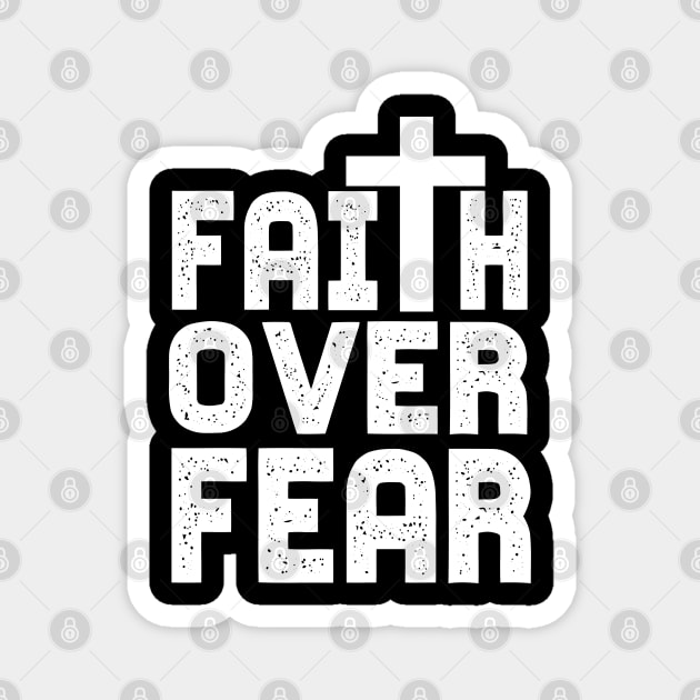 Faith Over Fear Christian Gift Magnet by Douglas's Store 3