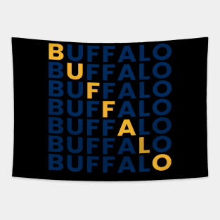 buffalo text Tapestry