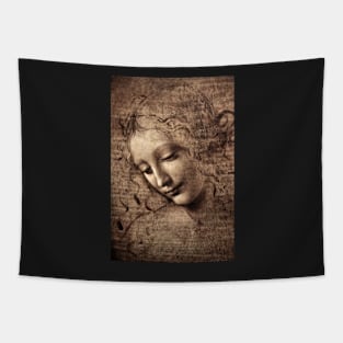 La Scapigliata by Leonardo Da Vinci Tapestry