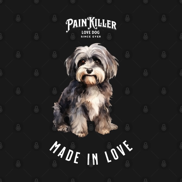 Havanese Painkiller made in love by DavidBriotArt