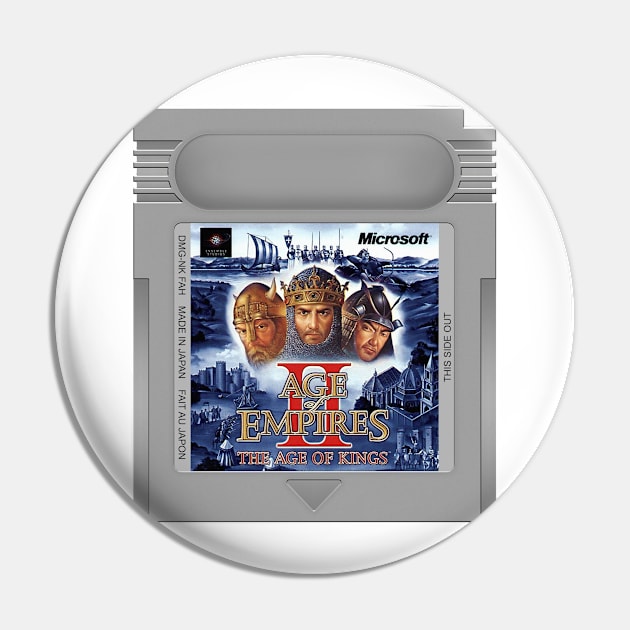 Age of Empires II Game Cartridge Pin by PopCarts