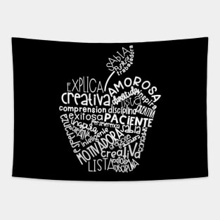 Spanish Bilingual Maestra Teacher Gift Tapestry