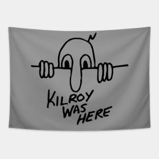 Kilroy Was Here Tapestry