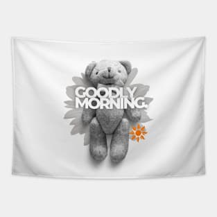 Goodly Morning Teddy Bear Tapestry