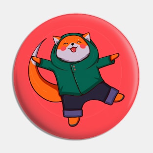 Funny Fox Pin