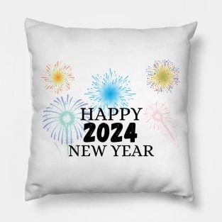 Happy New Years 2024 Pillow