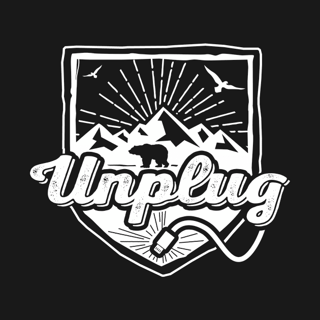 Unplug - Mountains by hillsboroughdesignco