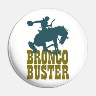 Bronco Buster Pin