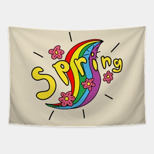 rainbow spring Tapestry