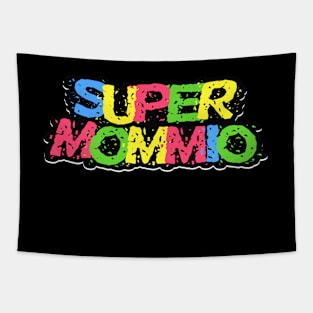 Super Mommio Funny Video Gaming Gifts for Mom Mother's Day Tapestry