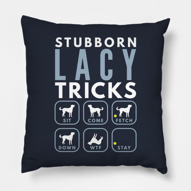 Stubborn Blue Lacy Tricks - Dog Training Pillow by DoggyStyles