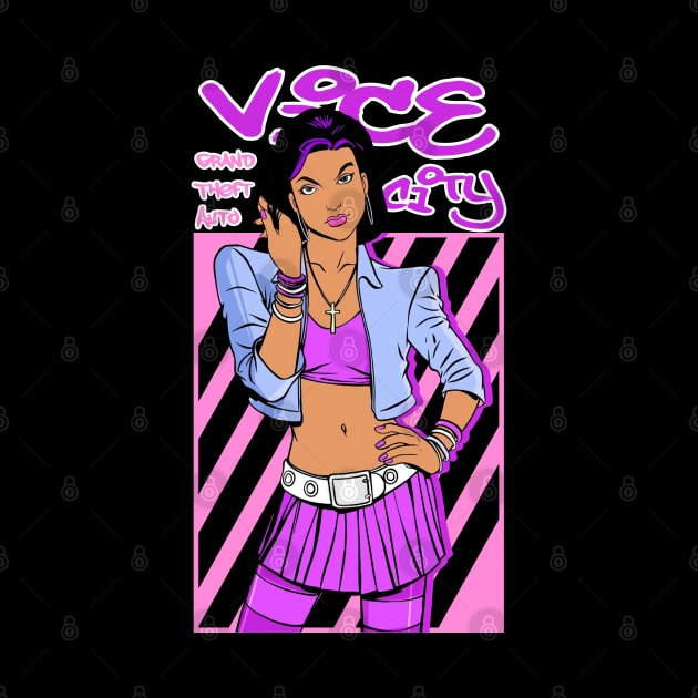 Mercedes Cortez - GTA Vice City by Skywiz