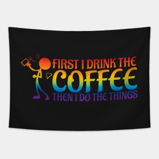 First Coffee Tapestry