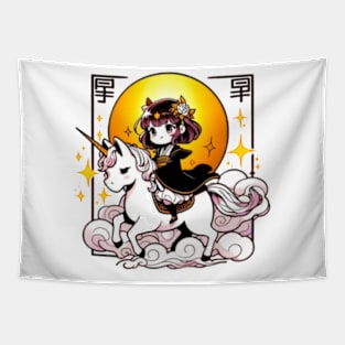 Sunshine unicorn princess Tapestry