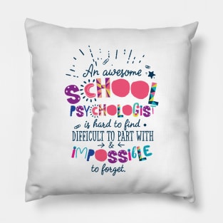 An Awesome School Psychologist Gift Idea - Impossible to forget Pillow