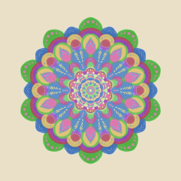 Colorful mandala by RARA_AVIS