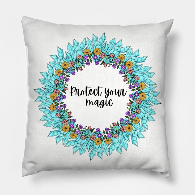 Protect your magic Pillow by AustomeArtDesigns