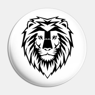 Lion Silhouette Pin