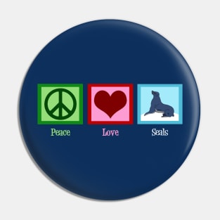 Peace Love Seals Pin