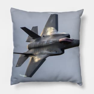 F-35A Pulling Vapor At Dusk Pillow