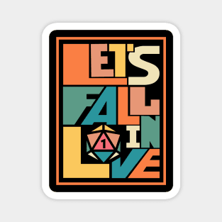 DnD Design Let's Fail in Love Retro Nat1 Magnet