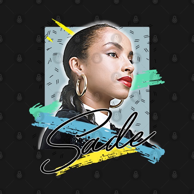 Sade / Retro 80s Style Fan Design by DankFutura