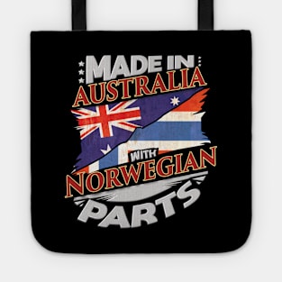 Made In Australia With Norwegian Parts - Gift for Norwegian From Norway Tote