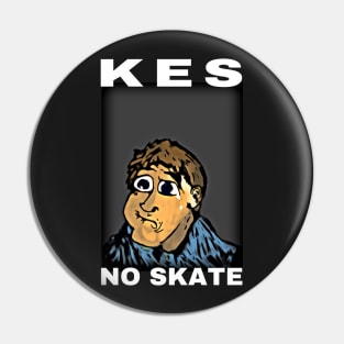 No skate cry face Pin