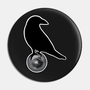 Wisdom Crow Pin
