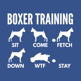 Boxer Training Boxer Dog Tricks T-Shirt