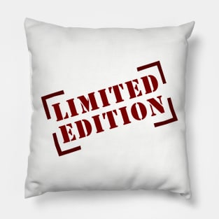 Limited Edition Pillow