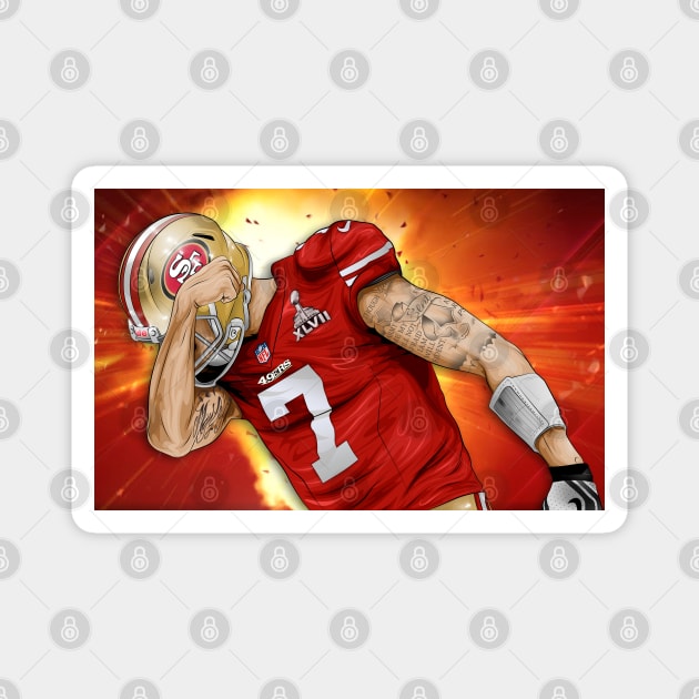 COLIN KAEPERNICK / GOLD Magnet by Jey13