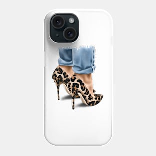 Leopard Heels Phone Case