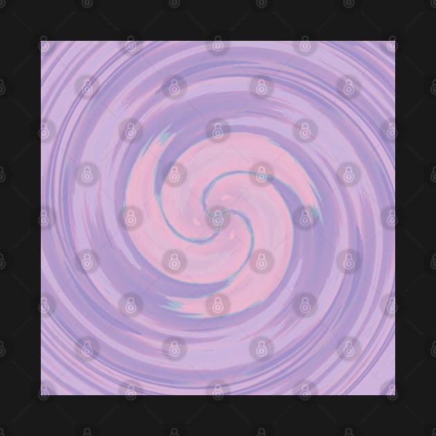 Swirl Pastel Colors Purple Pink by Peaceful Space AS