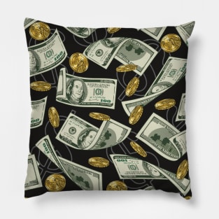 Flying money to you! Pillow