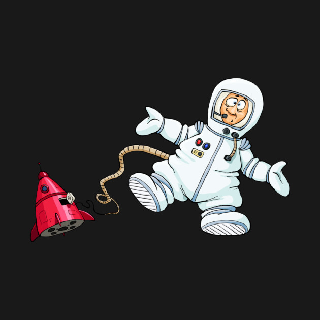 Disover Floating in Space - Space - T-Shirt