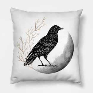 Raven Pillow