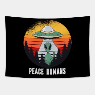 Peace Humans Tapestry