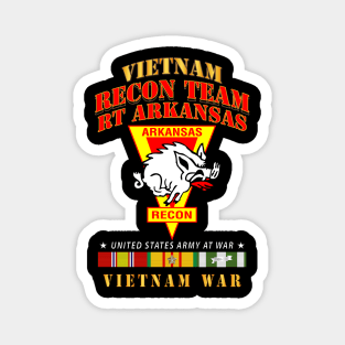 Recon Team - RT Arkansas - Razor - Vietnam War w VN SVC Magnet