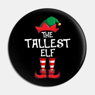 Tallest Elf Matching Family Christmas Pin